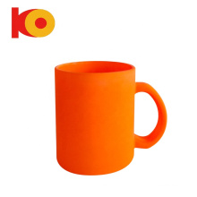 Tasse en verre en verre orange de haute qualité de haute qualité de haute qualité